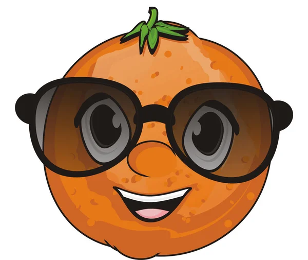 Лицо оранжевое — стоковое фото