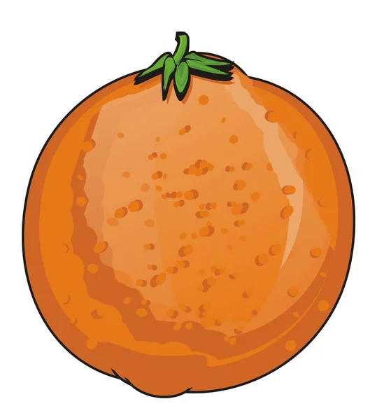 Ένας γύρος πορτοκαλί — Φωτογραφία Αρχείου