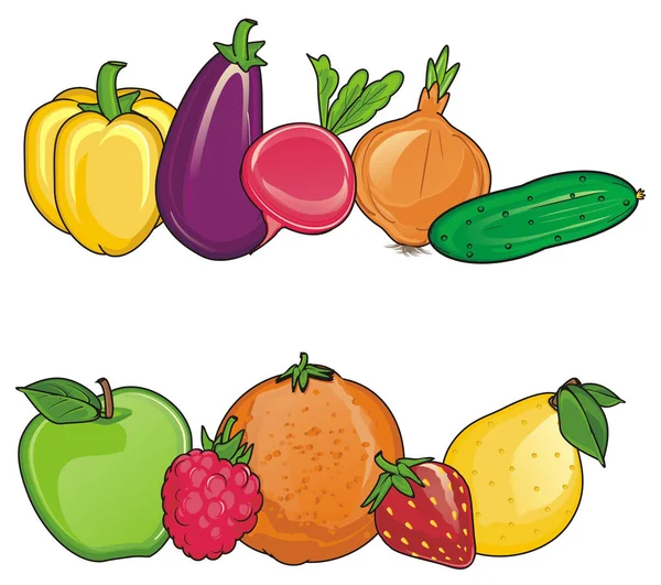 Fruits and vegetables — Stock Photo, Image