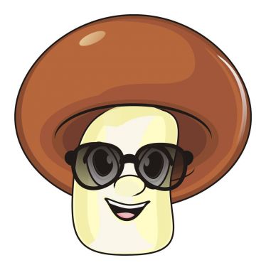 yüzü kahverengi mantar