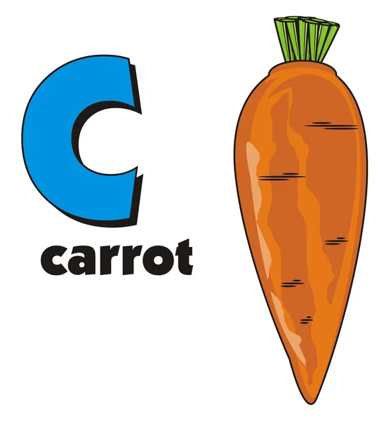 Морква з ознаками — стокове фото