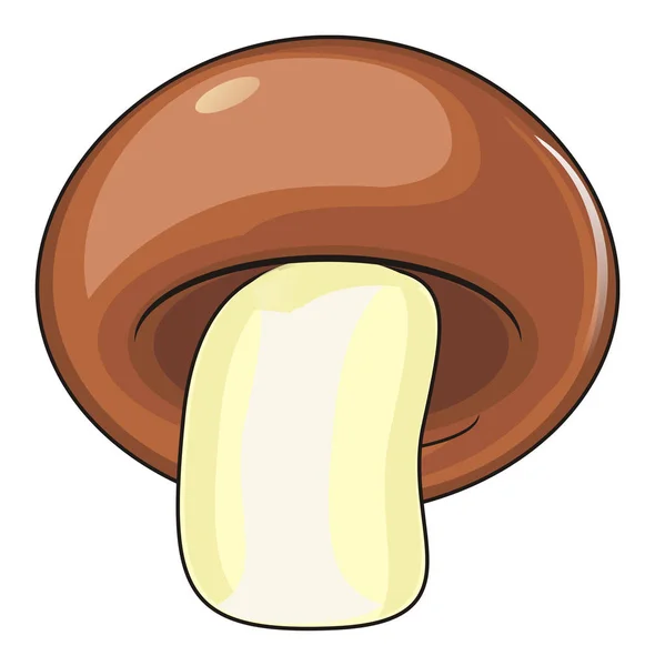 Один коричневый гриб — стоковое фото