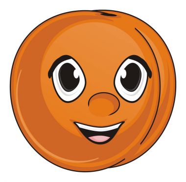 bir turuncu kayısı