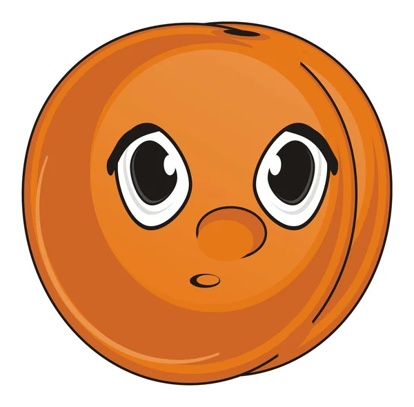 Bir turuncu kayısı — Stok fotoğraf