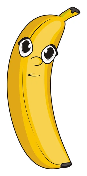 Jeden žlutý banán — Stock fotografie