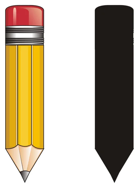 Dvě různé tužky — Stock fotografie