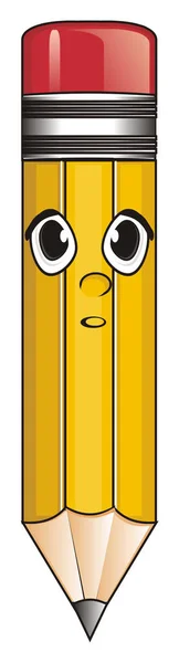 Żółty ołówek długi — Zdjęcie stockowe