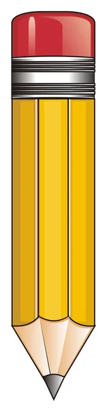 Žluté dlouhé tužka — Stock fotografie