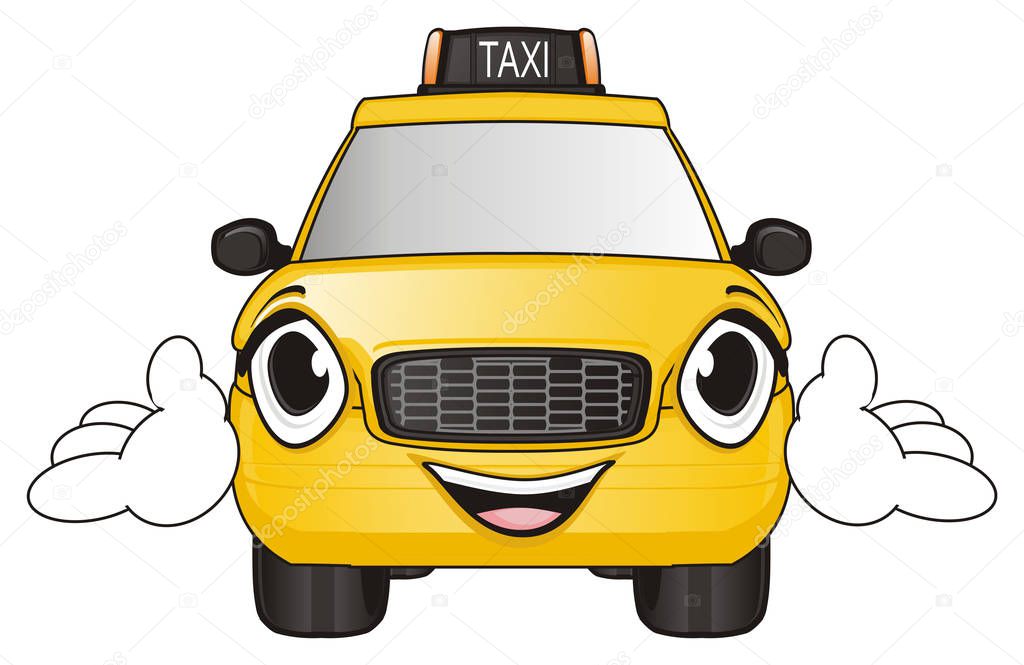 yellow taxi car