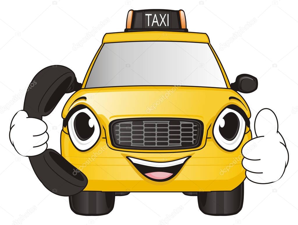 yellow taxi car