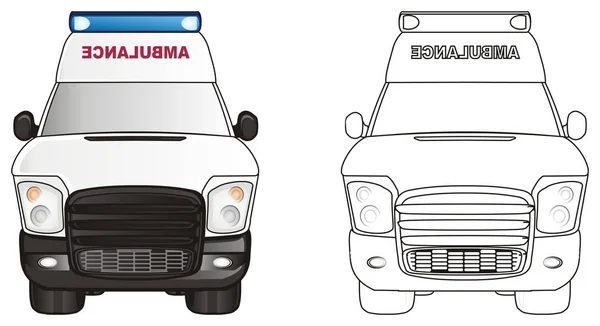 Dvě auta Ambulance — Stock fotografie