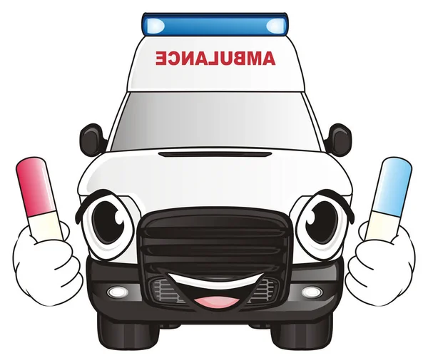 One ambulance car — Stock Photo, Image