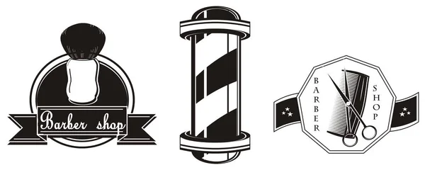 Symbols of barber shop — Stock Photo, Image