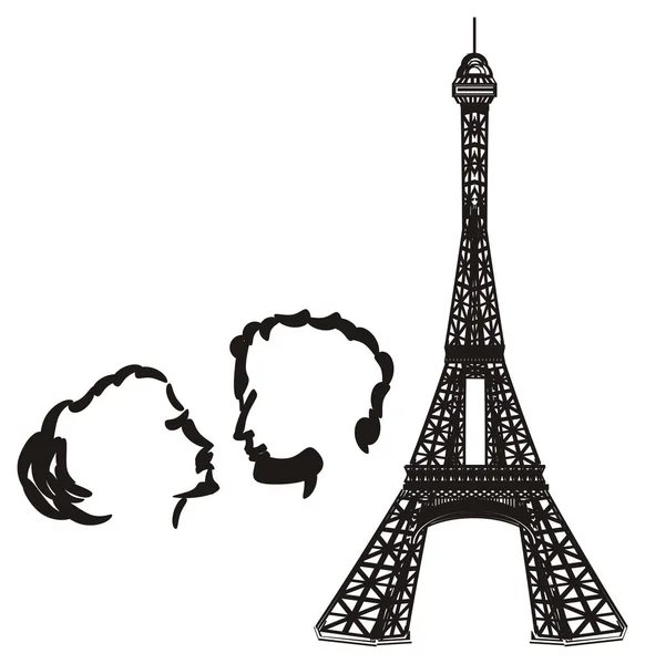 Símbolo de Paris — Fotografia de Stock