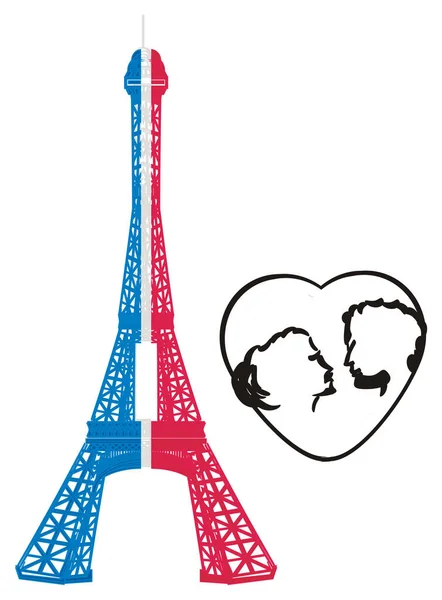 Символ Парижа — стоковое фото