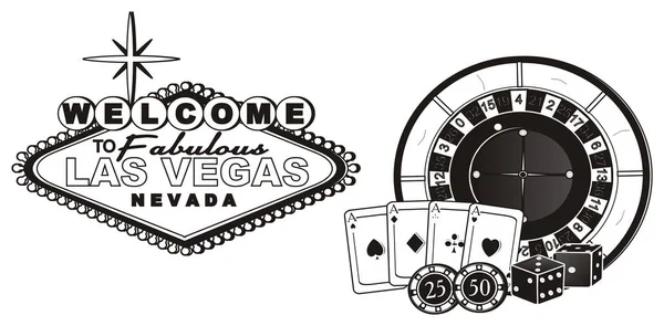Symbolen van casino — Stockfoto