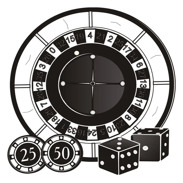 Symbole des Casinos — Stockfoto