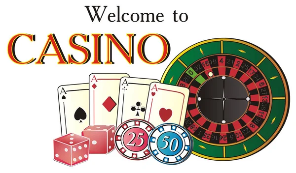 Symbole des Casinos — Stockfoto