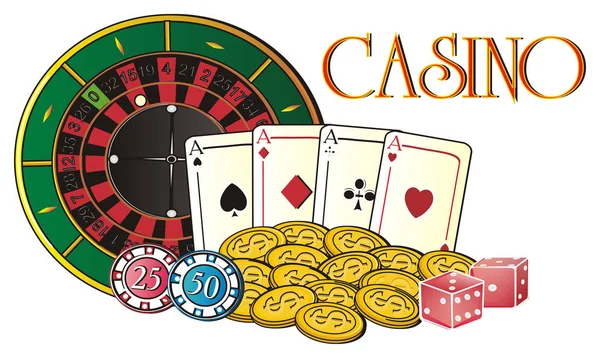 Símbolos de casino — Foto de Stock