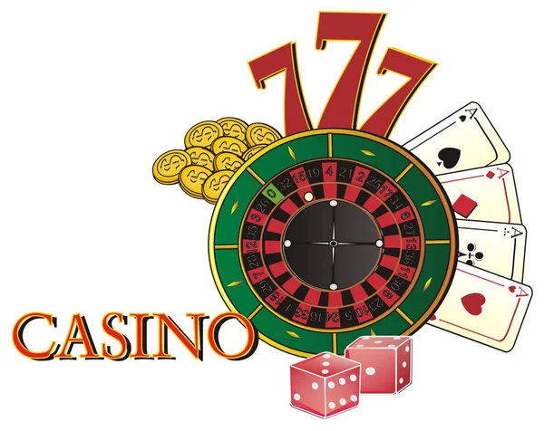 Symboles de casino — Photo