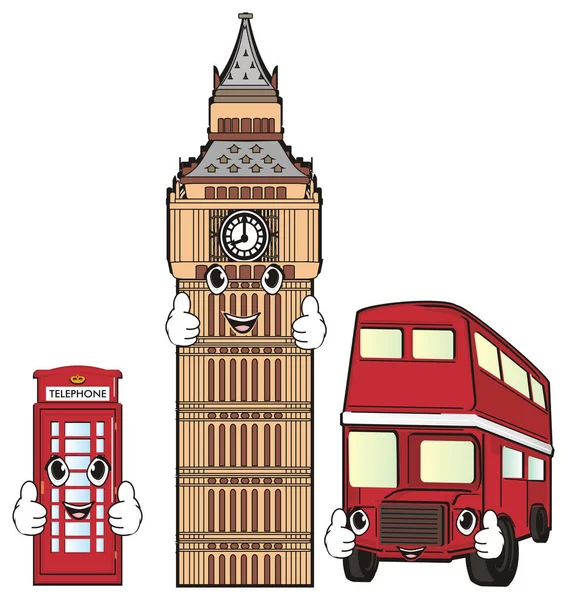 Символы Лондона — стоковое фото