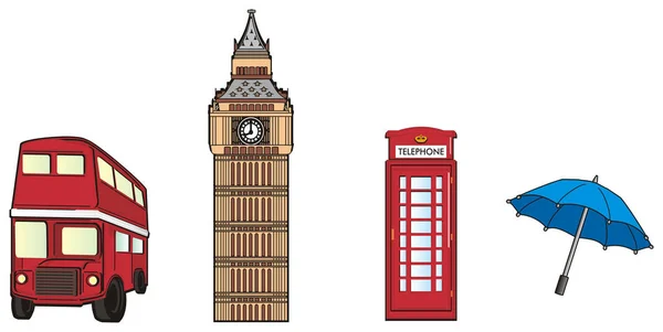 Symbols of London — Stock Photo, Image