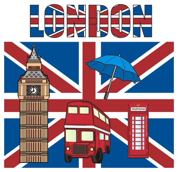 Symbols of London — Stock Photo, Image