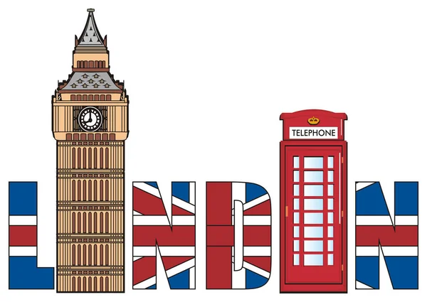 Simboli di Londra — Foto Stock