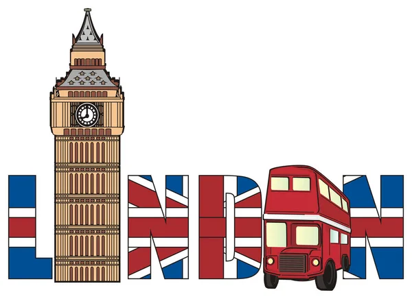 Simboli di Londra — Foto Stock