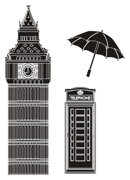 Símbolos de Londres — Fotografia de Stock