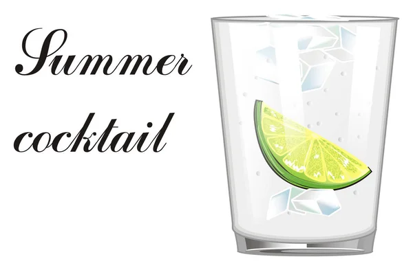 Gin tonic koktajl — Zdjęcie stockowe