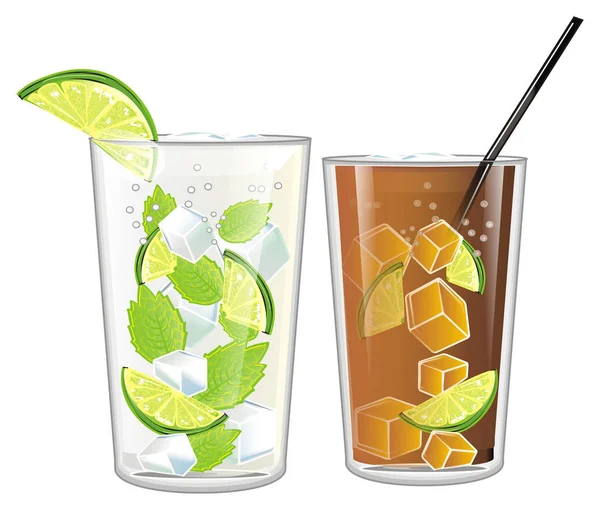 Due cocktail diversi — Foto Stock