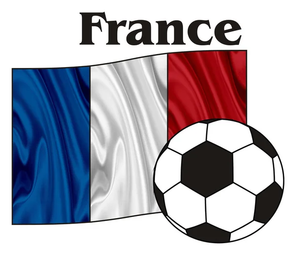 Flagge von Frankreich — Stockfoto