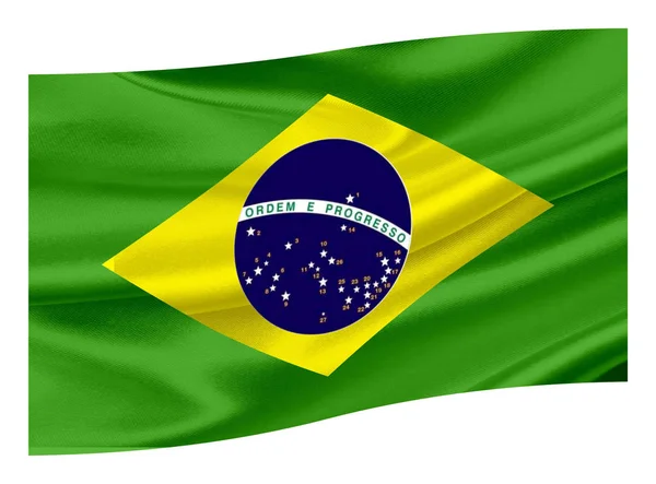 Flagge Brasiliens — Stockfoto