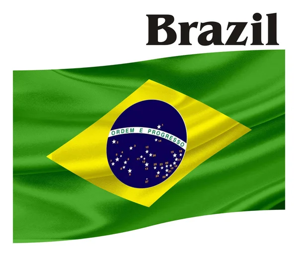 Bandeira do Brasil — Fotografia de Stock