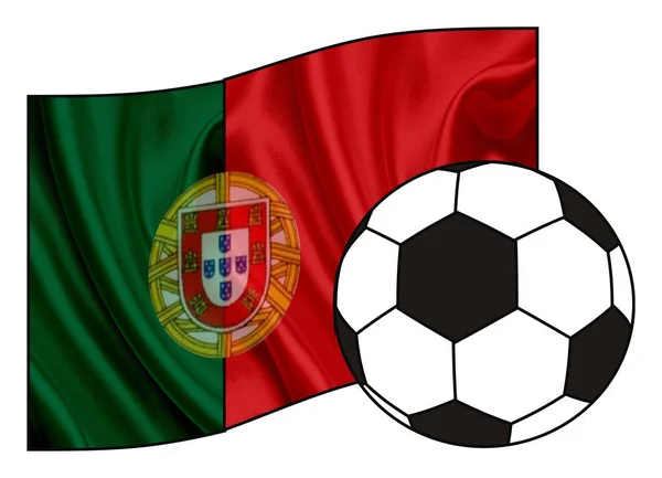 Bandeira de Portugal — Fotografia de Stock