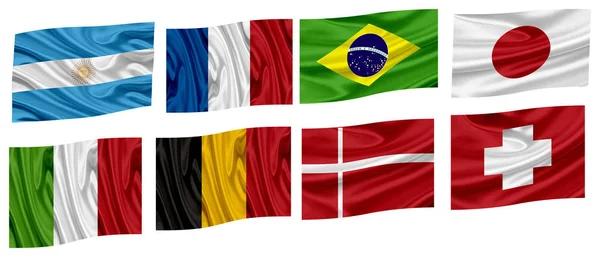 Flags of coutry — Stock Photo, Image