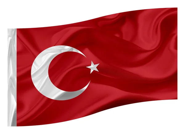 Bandeira da Turquia — Fotografia de Stock