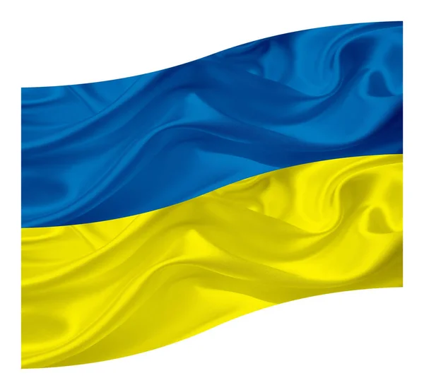 Flaga Ukaraine — Zdjęcie stockowe