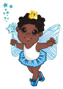 Küçük tatlı kız. 