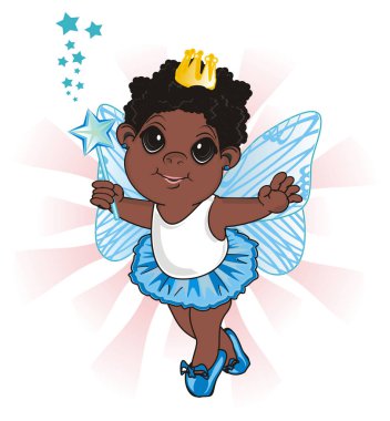 Küçük tatlı kız. 