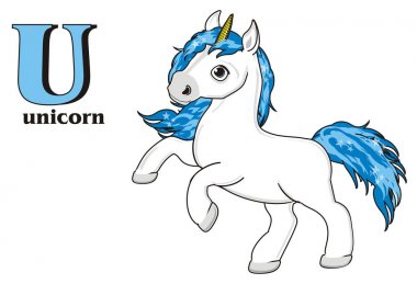 küçük şirin tek boynuzlu at