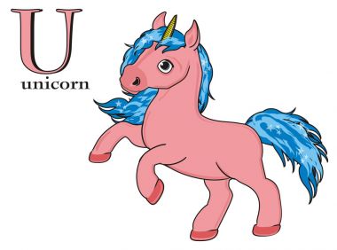 küçük şirin tek boynuzlu at