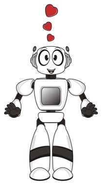 bir sevimli robot 