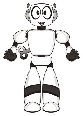bir sevimli robot