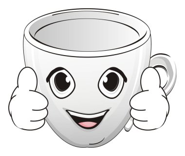 gri ve beyaz Kupası