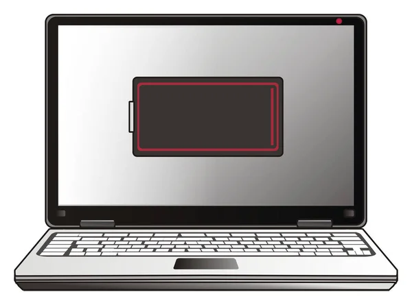 One modern laptop — Stock Photo, Image