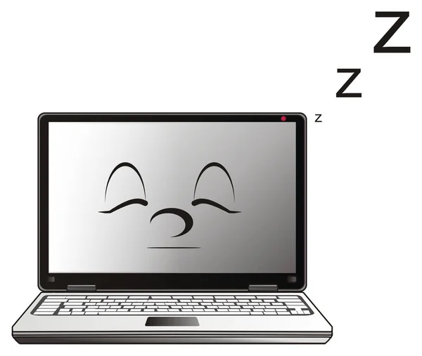 Ein moderner Laptop — Stockfoto