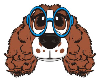 şirin kahverengi spaniel 