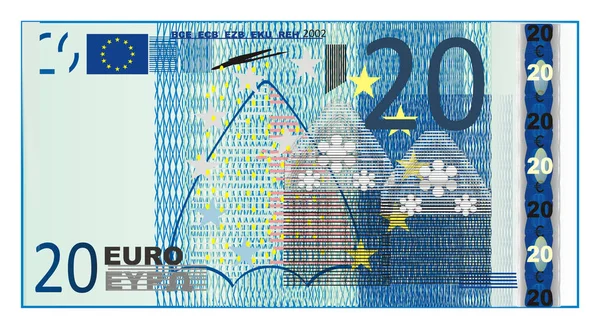 Euro készpénz — Stock Fotó